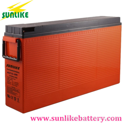 Sunlike Deep Cycle Front Terminal Telecom Battery 12V200ah for Projects